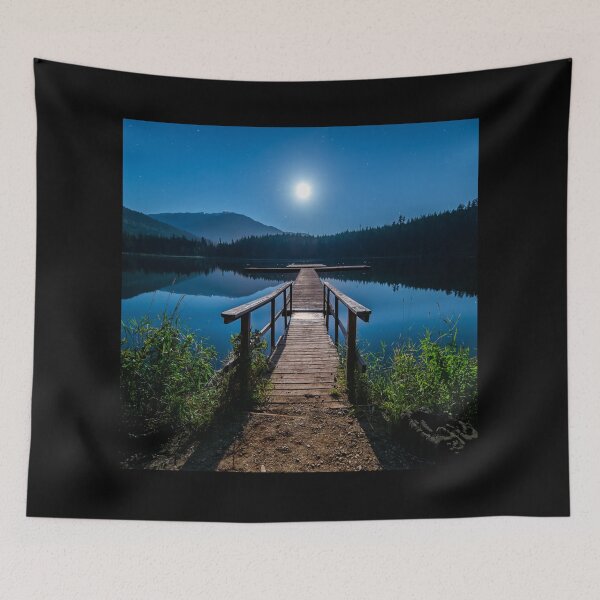 Item preview, Lakeside night view classical designed and sold by Sam-DesignMart.
