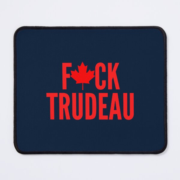 Item preview, F ck Trudeau (red maple leaf) designed and sold by WineCrazyDs.