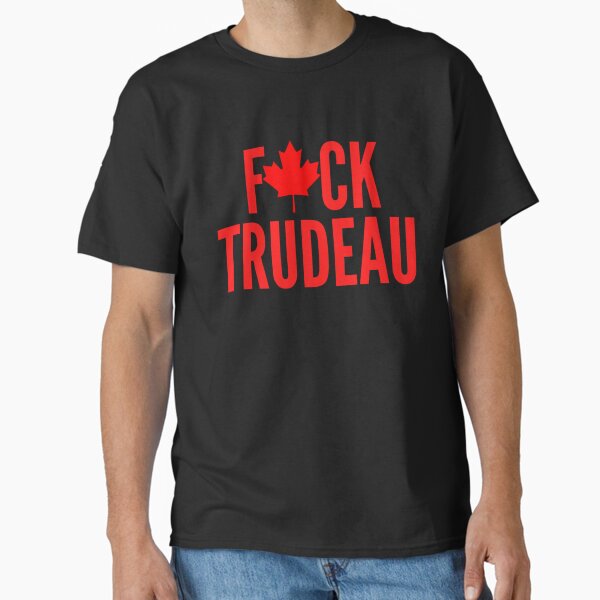 Artikel-Vorschau von Scheiß auf Trudeau (rotes Ahornblatt), designt und verkauft von WineCrazyDs.