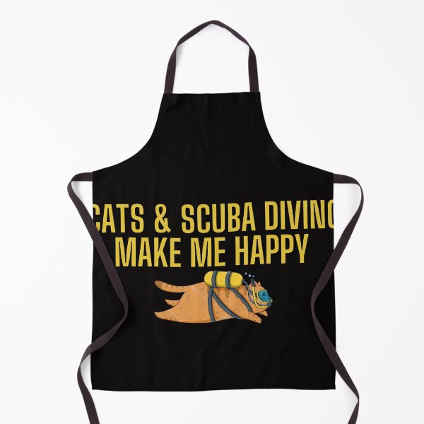 Item preview, Cats and Scuba Diving Make me happy - Scuba Diving and Cats - for cats & scuba diving lovers designed and sold by Live  Today.