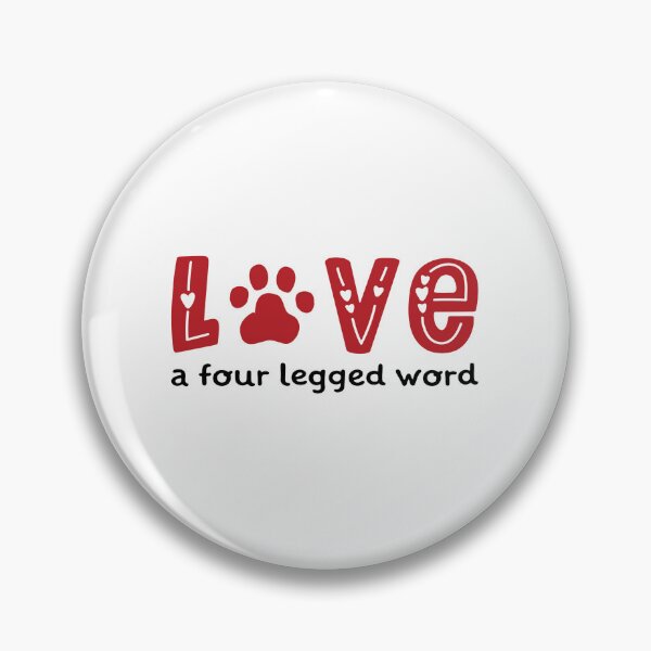 Item preview, Love Is A Four Legged Word stickers  valentines day  designed and sold by BeFaCtO.