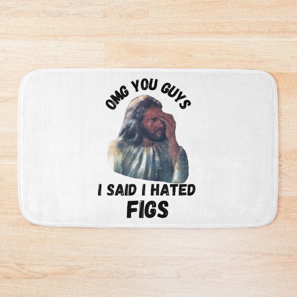 Item preview, OMG You Guys I Said I Hated Figs LGBT Jesus Meme Clipart designed and sold by LuckyKermit.