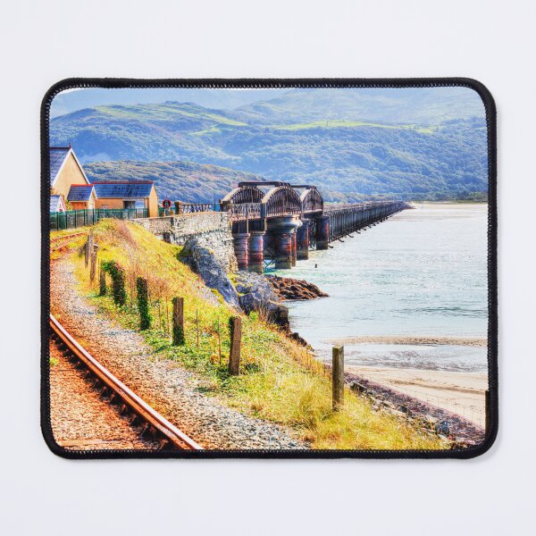 Item preview, Barmouth Railway Line And Bridge designed and sold by Paul Thompson Photography.