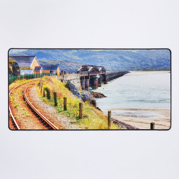 Item preview, Barmouth Railway Line And Bridge designed and sold by Paul Thompson Photography.