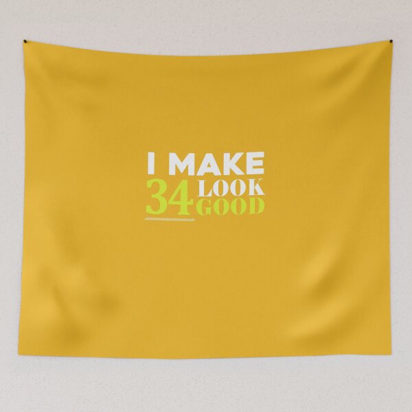 Item preview, 34 Look Good Funny 34th Birthday  designed and sold by AlwaysAwesome.