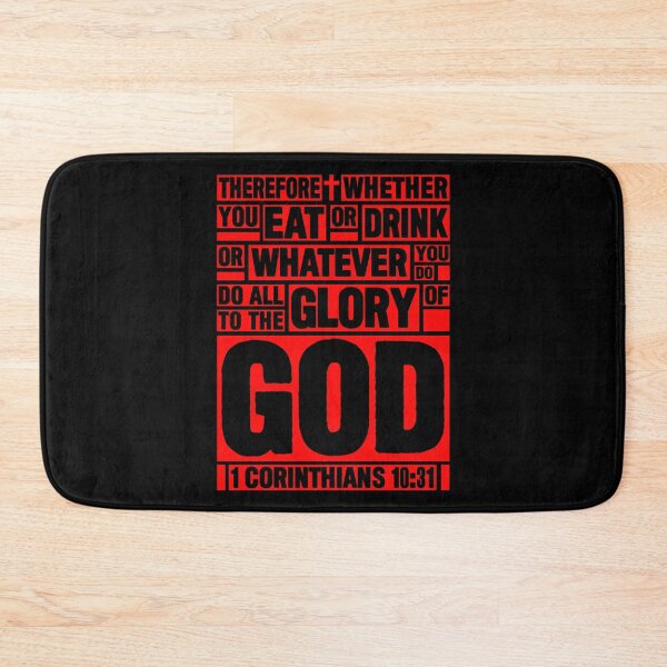 Item preview, 1 Corinthians 10:31 Eat or Drink designed and sold by plushism.
