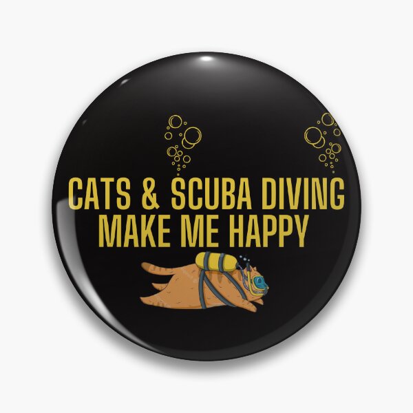 Item preview, Copy of Cats and Scuba Diving Make me happy - Scuba Diving and Cats - for cats & scuba diving lovers designed and sold by Live  Today.