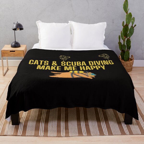 Item preview, Copy of Cats and Scuba Diving Make me happy - Scuba Diving and Cats - for cats & scuba diving lovers designed and sold by Live  Today.