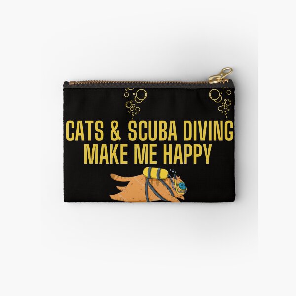 Item preview, Copy of Cats and Scuba Diving Make me happy - Scuba Diving and Cats - for cats & scuba diving lovers designed and sold by Live  Today.