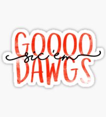 Go Dawgs Sticker
