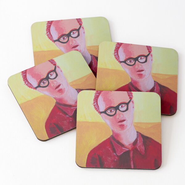 Item preview, Portrait of a red haired man with glasses designed and sold by Rebekah Gavra.