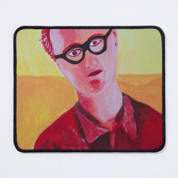 Item preview, Portrait of a red haired man with glasses designed and sold by Rebekah Gavra.