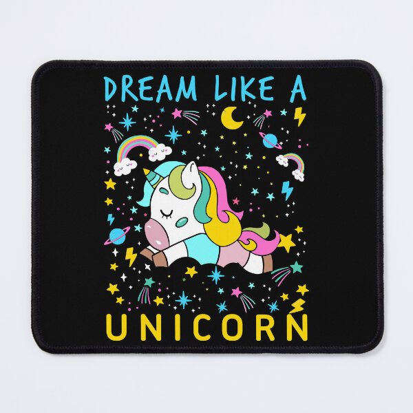 Item preview, dream like a unicorn-funny animals typography designed and sold by Hartics.