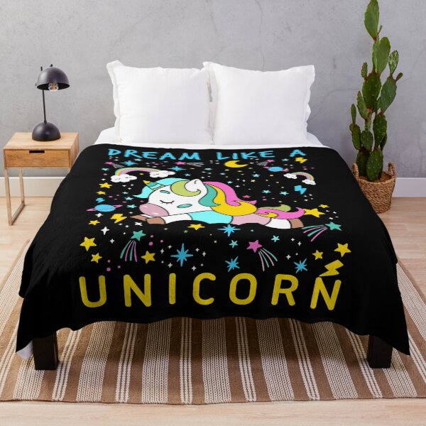 Item preview, dream like a unicorn-funny animals typography designed and sold by Hartics.