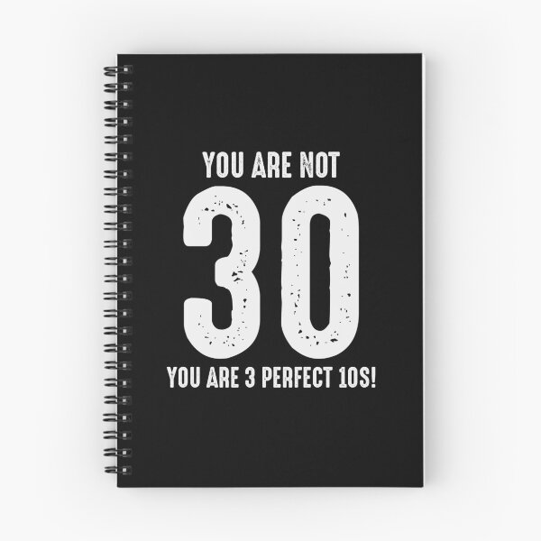 Item preview, 30th Birthday You Are Not 30 You are 3 perfect 10s! designed and sold by TastefulTees.