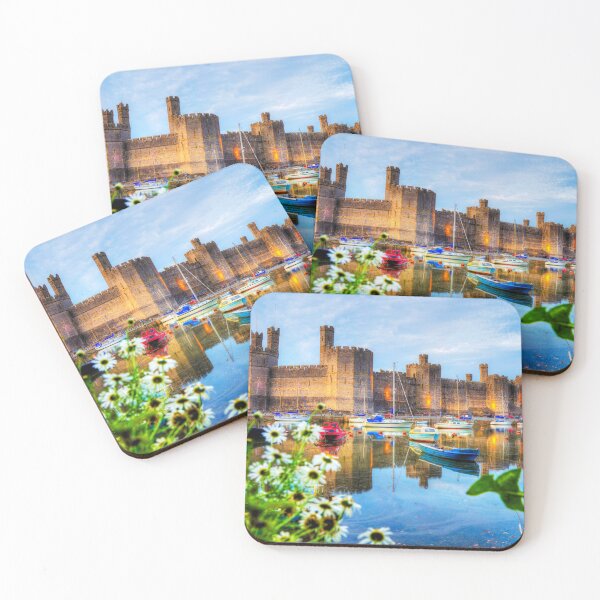 Item preview, Caernarfon Castle Low Perspective designed and sold by Paul Thompson Photography.