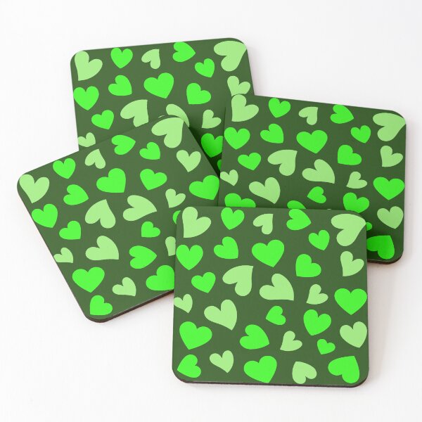 Item preview, Green Hearts Pattern Design designed and sold by designlee.