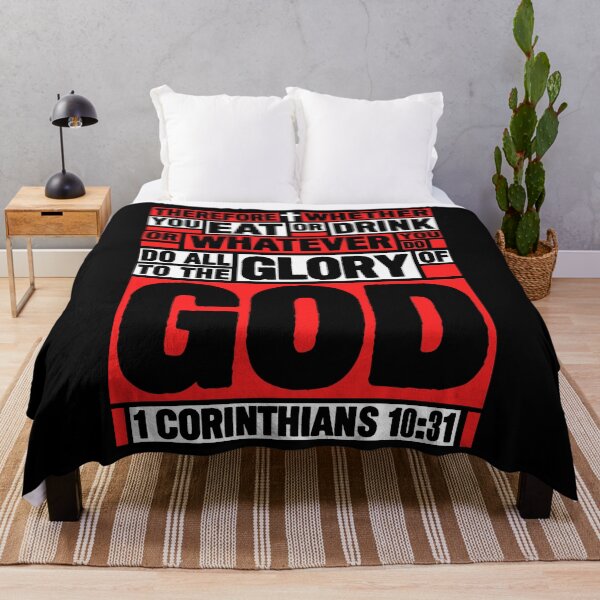 Item preview, 1 Corinthians 10:31 Eat or Drink designed and sold by plushism.