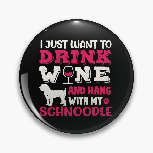 Item preview, Schnoodle Dog Dad Mom And Drink Wine designed and sold by rafaeltto.