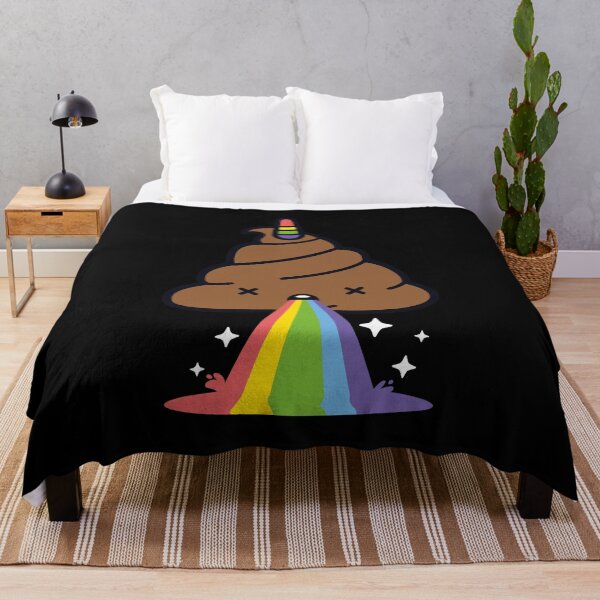 Item preview, Funny Vomiting Rainbow Poo Rainbow Vomit designed and sold by MasterKlaw.