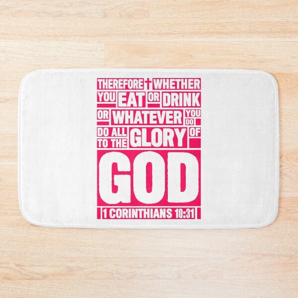 Item preview, 1 Corinthians 10:31 Eat or Drink designed and sold by plushism.