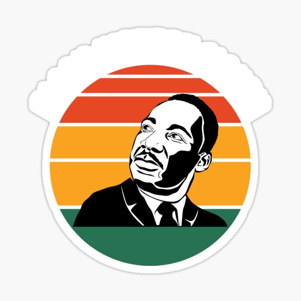 Item preview, Black History Month Hero Man Art Martin King designed and sold by mmammammira.