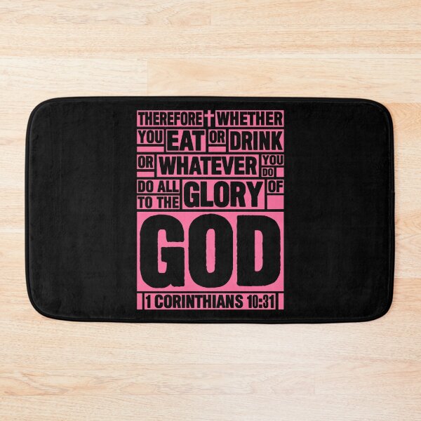 Item preview, 1 Corinthians 10:31 Eat or Drink designed and sold by plushism.