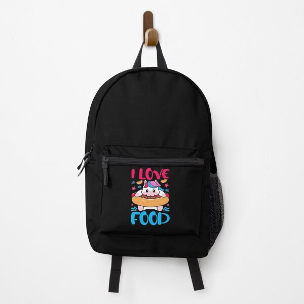 Item preview, i love food unicorn-funny animals typography designed and sold by Hartics.