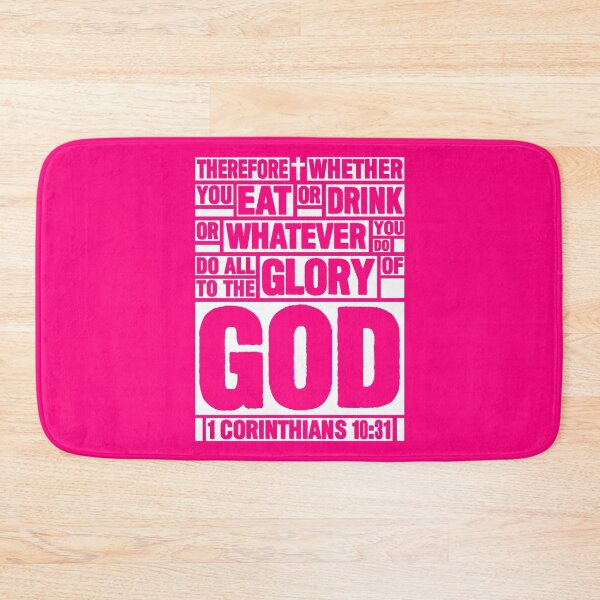 Item preview, 1 Corinthians 10:31 Eat or Drink designed and sold by plushism.