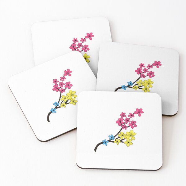 Item preview, Subtle Pansexual Pride Flowers. Pansexual flowers 3 designed and sold by tiredandbored.