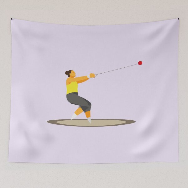 Item preview, Strong high woman is hammer thrower designed and sold by Haxino.