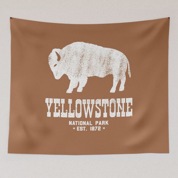 Item preview, Yellowstone National Park Buffalo Gritty Distressed Style Design designed and sold by BrobocopPrime.