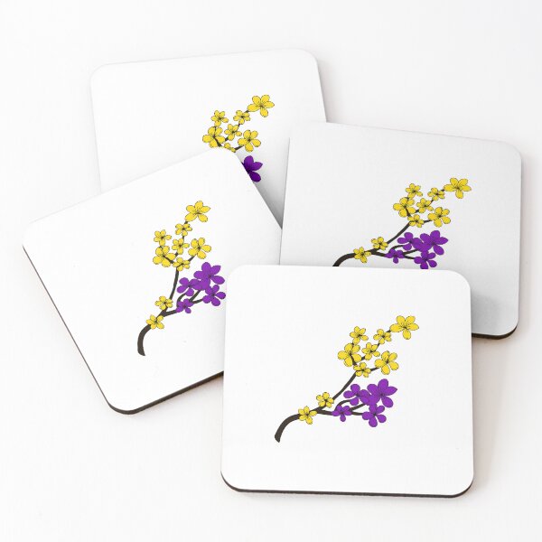 Item preview, Subtle Intersex Pride Flowers. Intersex flowers 3 designed and sold by tiredandbored.