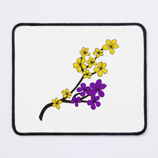 Item preview, Subtle Intersex Pride Flowers. Intersex flowers 3 designed and sold by tiredandbored.