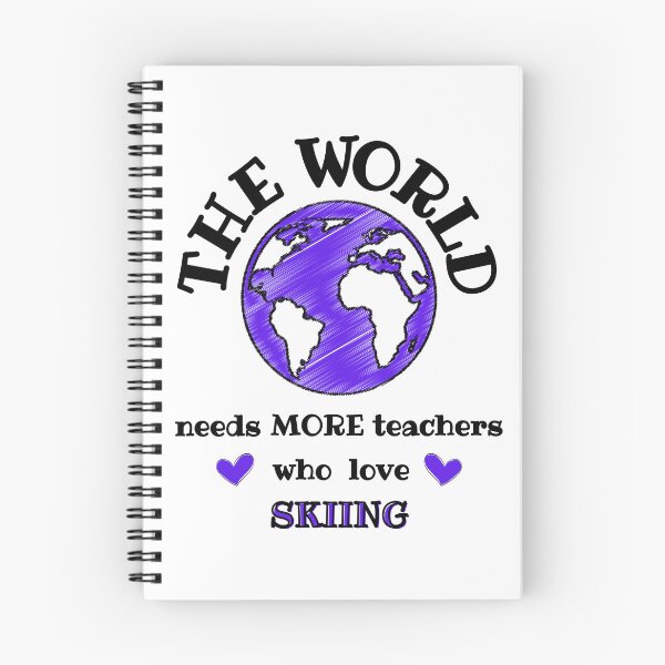 Item preview, The world needs more teachers who love skiing designed and sold by TheGreenGoat.