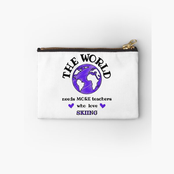 Item preview, The world needs more teachers who love skiing designed and sold by TheGreenGoat.