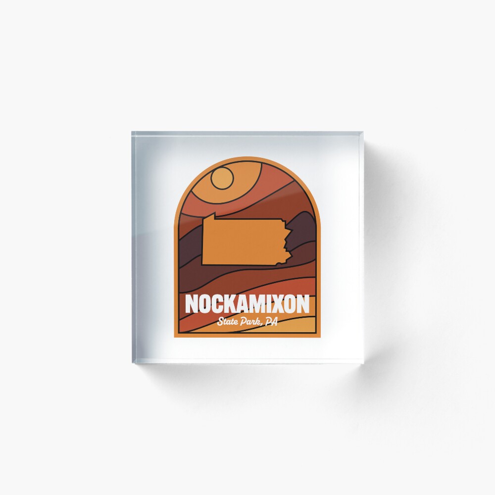 Vista previa del artículo con la obra «Bloque acrílico», diseñado y vendido por HalpinDesign.