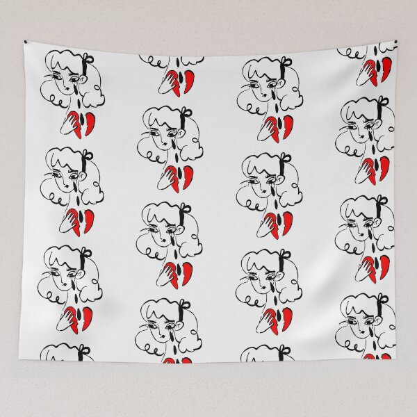 Item preview, sad girl with a broken heart. designed and sold by LinaKarolina13.