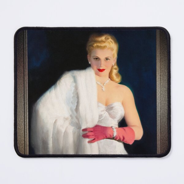 Item preview, White Mink and Diamonds by Art Frahm Sophisticated Glamour Remastered Vintage Art designed and sold by Xzendor7 Digital Art Creations.