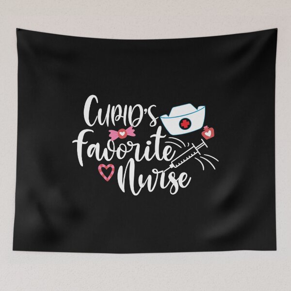 Item preview, Cupid nurse life, nurse life valentine cupid's favorite nurse, women men valentine tee, women nurse  designed and sold by plussorn.