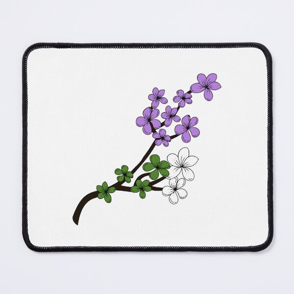 Item preview, Subtle Genderqueer Pride Flowers. Genderqueer flowers 3 designed and sold by tiredandbored.