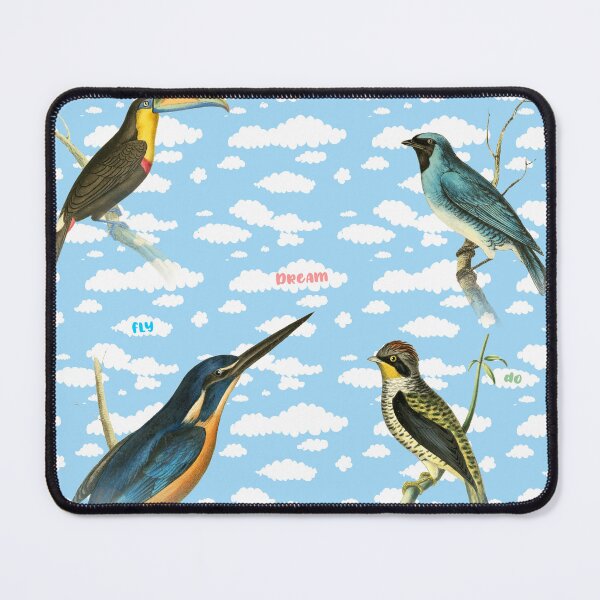 Item preview, Vintage Birds clouds sky pattern designed and sold by angelisart.