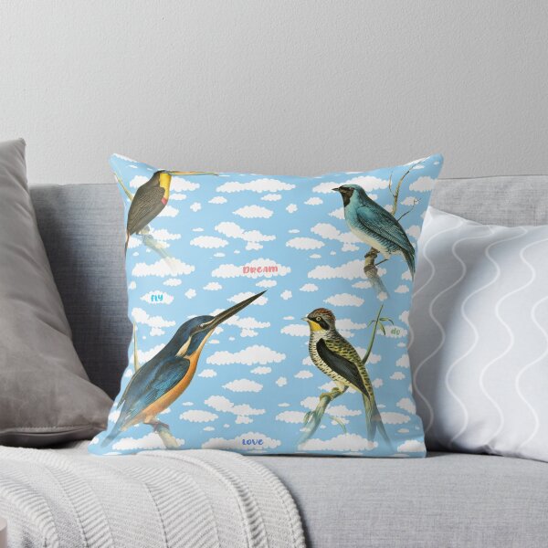 Item preview, Vintage Birds clouds sky pattern designed and sold by angelisart.