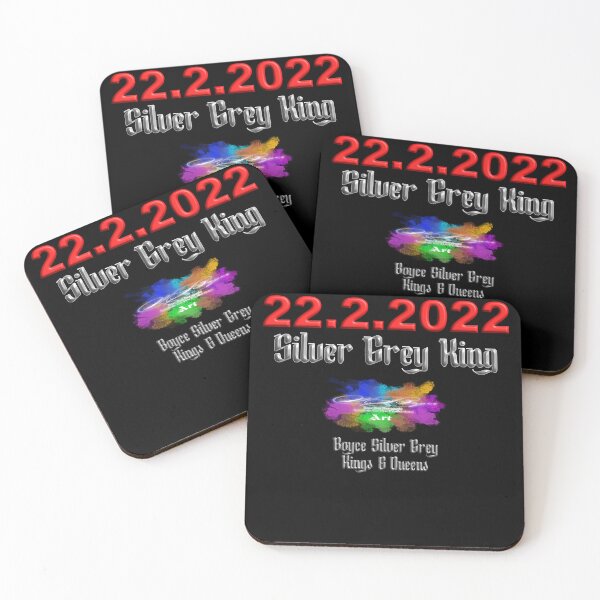 Item preview, Silver grey king Special day, Twosdays, 2-22-22, (light logo for dark top) Classic T-Shirt designed and sold by cheating0nyo.