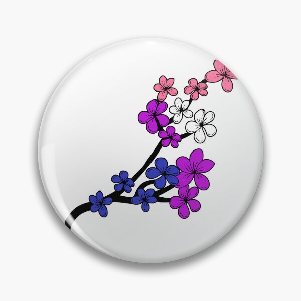 Item preview, Subtle Genderfluid Pride Flowers. Genderfluid flowers 3 designed and sold by tiredandbored.