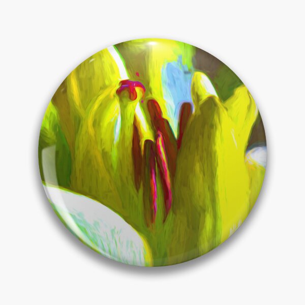 Item preview, Yellow Lily Painting designed and sold by Pravine Chester.