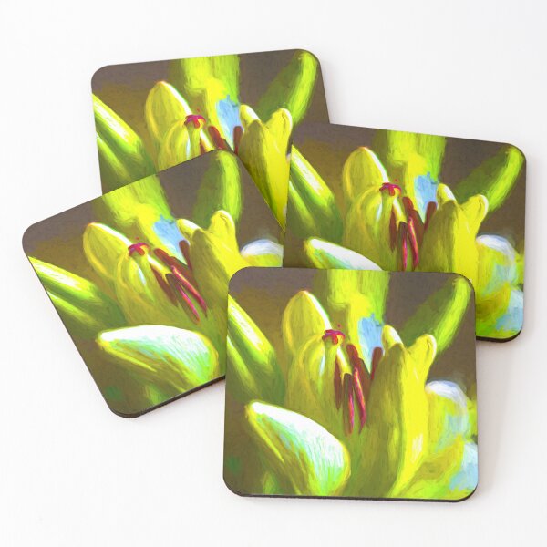 Item preview, Yellow Lily Painting designed and sold by Pravine Chester.