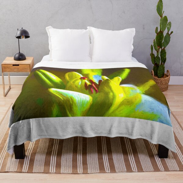 Item preview, Yellow Lily Painting designed and sold by Pravine Chester.