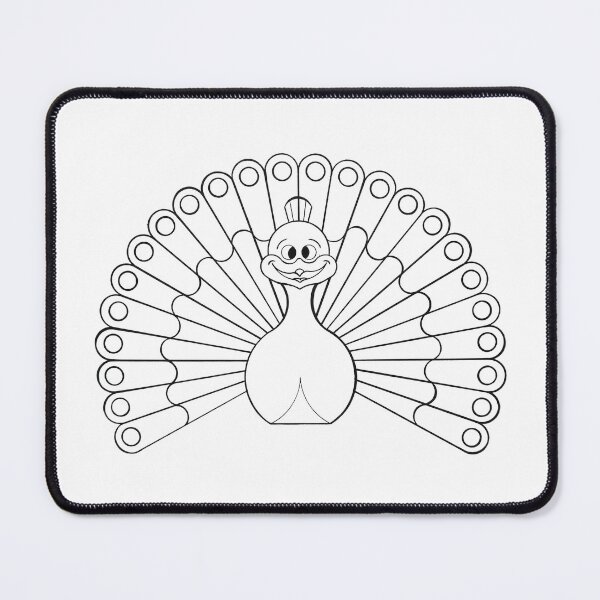 Item preview,  Color Your Own Peacock designed and sold by GrandpaH.