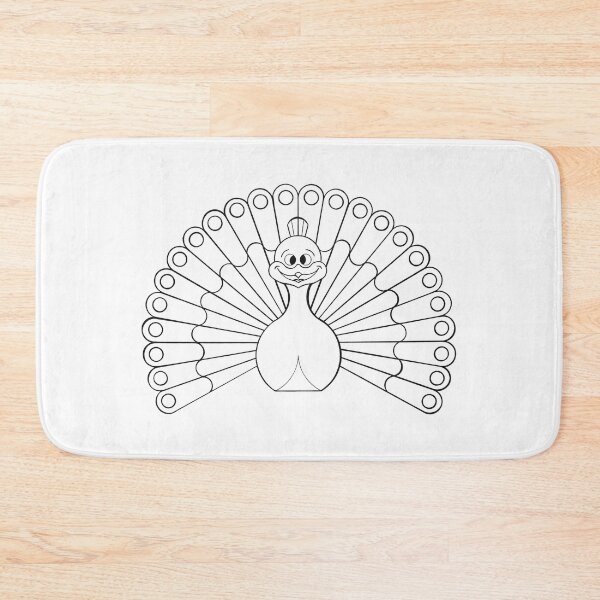 Item preview,  Color Your Own Peacock designed and sold by GrandpaH.